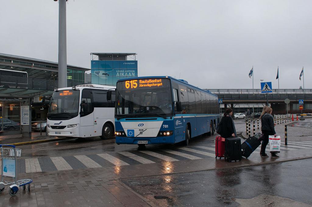 Автобус из аэропорта Хельсинки
